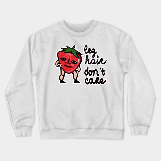 This strawberry is into body positivity Crewneck Sweatshirt by 3ET3